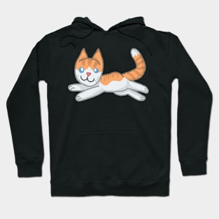 Floppy Cat [Ginger And White Tabby] Hoodie